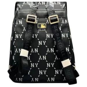 Полиэстеровый рюкзак унисекс черный MLB