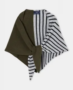 Женский треугольный вязаный шерстяной платок Lloyd's, хаки