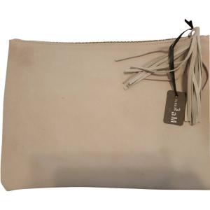 Женский кожаный клатч в розовом цвете 3AM Forever