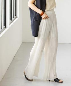 Пушистые шифоновые брюки со случайными складками