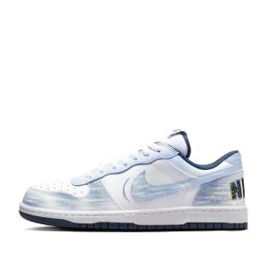 Nike Повседневные кроссовки Big Pixel с технологией Wave Cushion, устойчивость к ударам, низкие, унисекс, Blue White