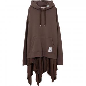 Женское платье с длинными рукавами FW25 Maison Mihara Yasuhiro, коричневый