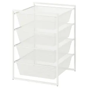 Стеллаж с ящиками, белый, 50х51х70 см, JONAXEL IKEA