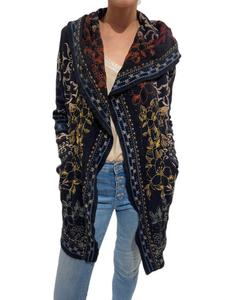 Johnny Was Худи Abbey шорты черного цвета