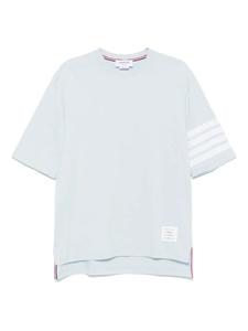 Футболка с надписью 4 Bar Thom Browne, синий