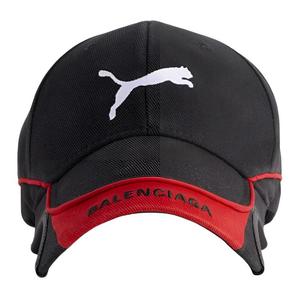 Balenciaga Бейсболка 100% хлопок унисекс black red