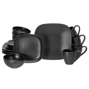 Набор столовых приборов Creatable Magic Black Square 16-teilig, черный - керамика - другое - 34 x 35 x 32 см