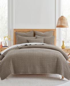 Комплект постельного белья Mills Waffle Textured, 2 предмета, размер Twin/Twin XL Levtex, цвет coco