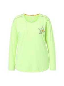 Лонгслив LAURASØN, цвет neon lemon