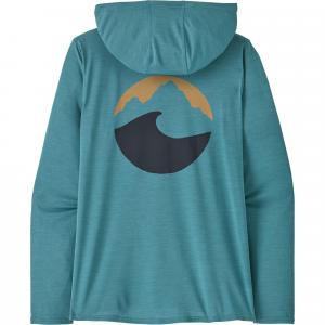 Женская толстовка Capilene Cool Daily с графическим принтом Patagonia, Applied Imagination/Wetland Blue X Dye