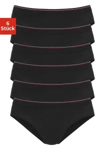 Трусики-бикини H.I.S (6 шт.), изготовлены из качественного эластичного хлопка, черный