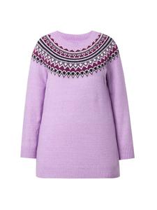 лавандовый свитер Ulla Popken