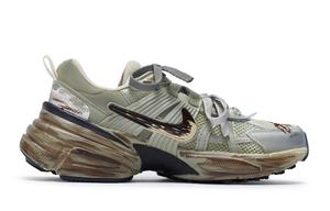 Nike V2K Run Кроссовки унисекс, Green/Brown/Beige/Dark Gum