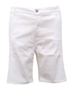 Хлопковые шорты-бермуды Dondup, белый