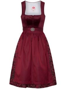 Широкая юбка в сборку SPIETH & WENSKY Genua, темно-красный