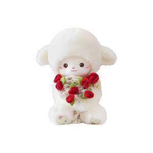 Small bubble Милые и мягкие розовые плюшевые ягнята высотой 30 см