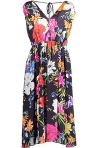 Платье женское Gant длинное без рукавов с цветочным принтом, мультиколор