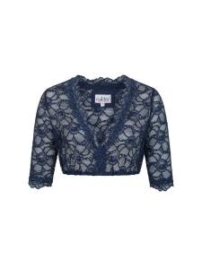 Традиционная блузка Trachtenhof Nübler Dirndlbluse 3/4 Arm Laura, синий