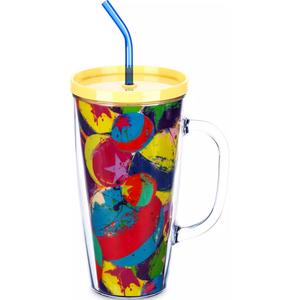 Пластиковые стаканы для воды Disney, мультиколор