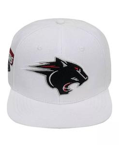 Мужская белая шерстяная кепка Clark Atlanta University Panthers Mascot Evergreen Snapback Pro Standard