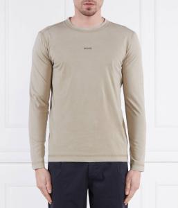Лонгслив мужской Boss Orange хлопковый базовый, бежевый