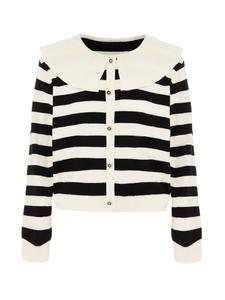 Женский кардиган в белом и черном цветах faina