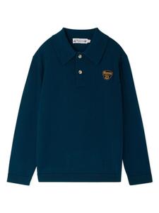 Bonpoint шерстяная рубашка поло Darius, синий