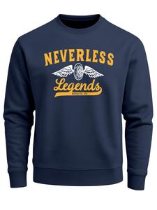 Neverless Свитшот 'Legends' в цвете Navy