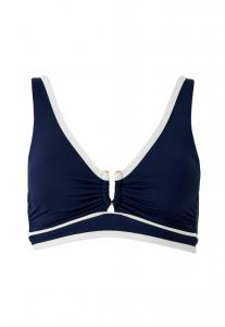 Верх бикини REGULAR FIT - PIPING HARDWARE PLUNGE Mint Velvet, синий