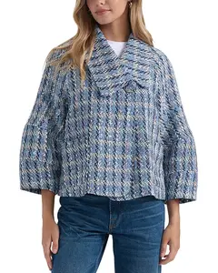 Объемная куртка-бомбер Nvlt, синий