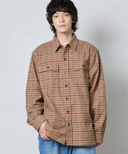 Рубашка-шамми с крестом, клетчатая, японский крой.