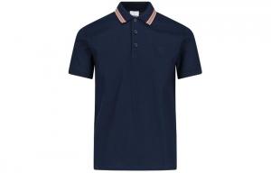 Рубашка поло мужская темно-синяя Burberry, темно-синий