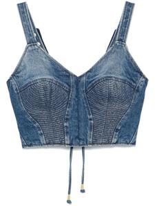 Murmur джинсовый топ-корсет, синий
