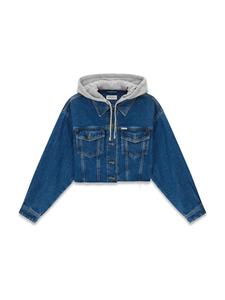 GUESS JEANS Куртка для межсезонья в синем дениме