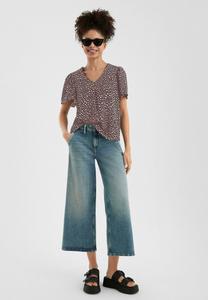 Блуза QS Blouse, Aubergine/Pink