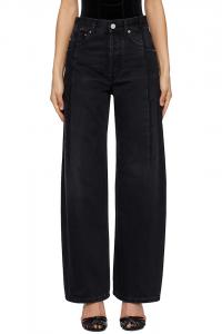 Обрезанные джинсы Vetements, черный