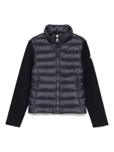 Moncler Enfant пуховик на молнии, синий