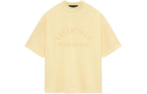Футболка из плотного джерси с коротким рукавом Fear Of God Essentials, желтый
