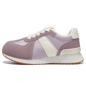 Износостойкие легкие дышащие низкие скейтерские туфли с эффектом увеличения роста для женщин Georgina Goodman, фиолетовый