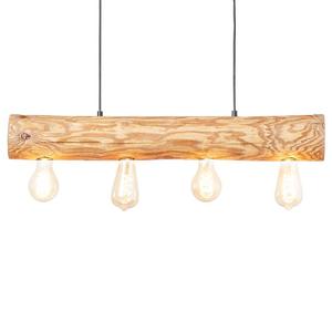 Подвесной светильник Brilliant Trabo I, частично массив сосны / сталь - 4 пламени