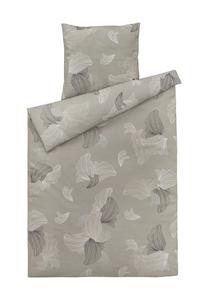 Постельное белье Estella Atelier Mako Nevio, 135x200 см, серо-бежевый