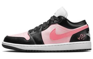 Женские баскетбольные кроссовки Air 1 Vintage низкие черно-розовые Jordan