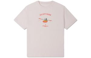 Футболка женская серая розовая Converse