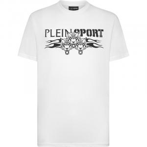 Футболка с тигром Plein Sport, белый