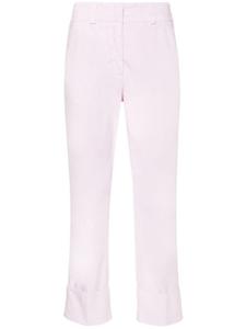 Peserico укороченные брюки с манжетами, розовый