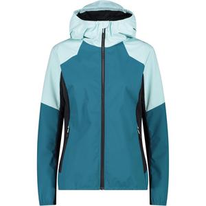 Женская гибридная куртка-худи CMP, бирюзовый