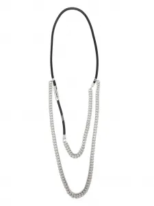 Портупея с цепочкой Published By, серебристый