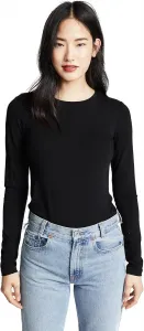 L'AGENCE Women's Crew Neck Tess Shirt