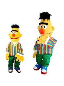 Берт | Кукла-марионетка | Улица Сезам | 58 см | Плюшевая фигурка | Мягкая игрушка