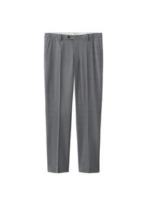 MANGO MAN Брюки Regular 'London' в сером цвете